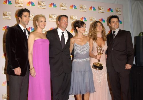   oyuncu kadrosu"Friends" at the 2002 Emmy Awards