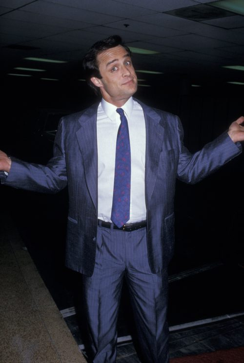   Joe Penny di pesta afiliasi TV CBS pada tahun 1987