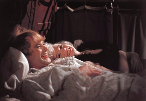   Jack Lemmon och Marilyn Monroe filmar"Some Like It Hot"