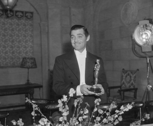   Clark Gable en los Oscar de 1935