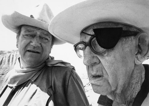   John Wayne y John Ford en 1971
