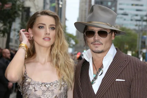   Amber Heard en Johnny Depp op het Toronto International Film Festival 2015