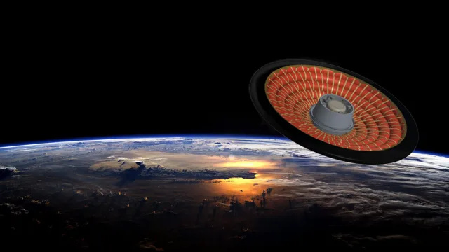 La NASA está lanzando un enorme escudo térmico inflable que parece un platillo volador al espacio