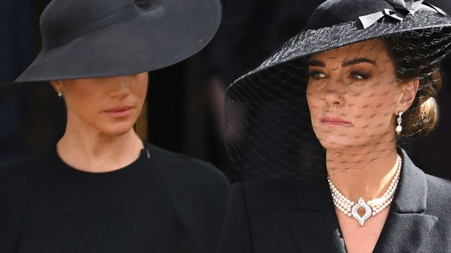 Insiders revelan la verdad sobre las interacciones de Meghan Markle y Kate Middleton durante los eventos del funeral de la reina