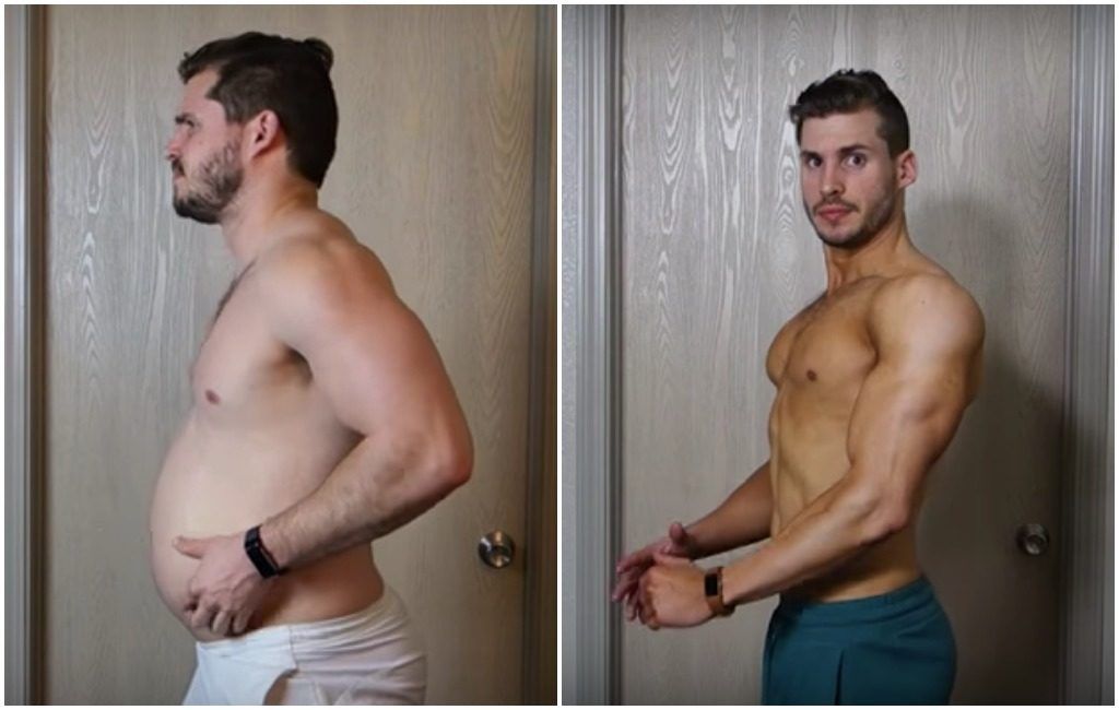 Hämmastav intervallvideo näitab, kuidas mees kaotas 42 kilo vaid kolme kuuga