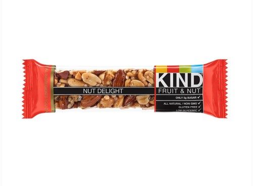 KIND Nut Delight Snackbar, einer der besten proteinreichen Snacks.