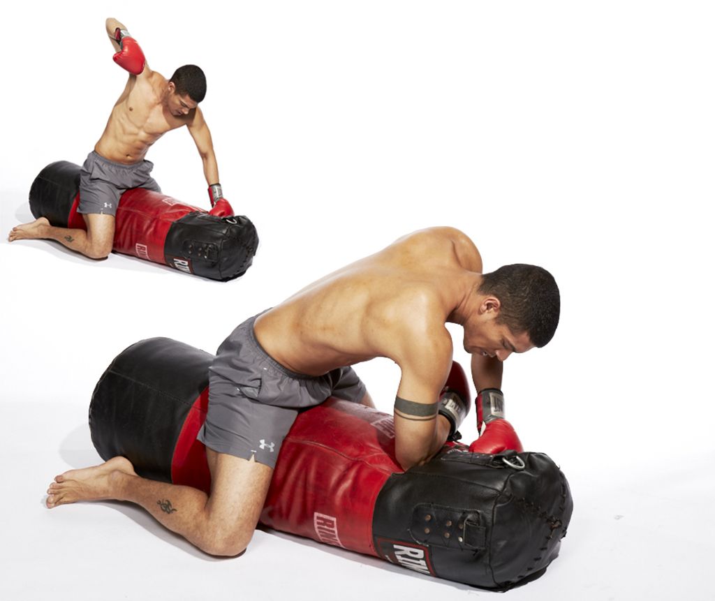 Prizemljeni i kilogrami, dio sjajne MMA trening rutine.