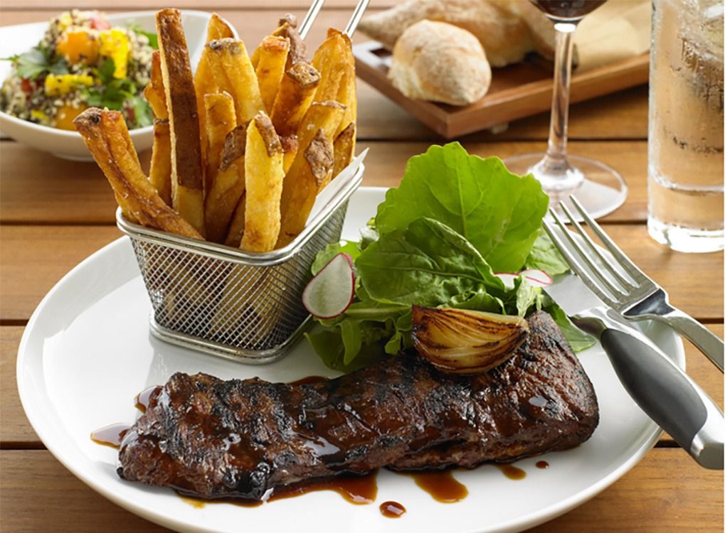pakaramais steiks ir izsmalcināts ēdiena apzīmējums