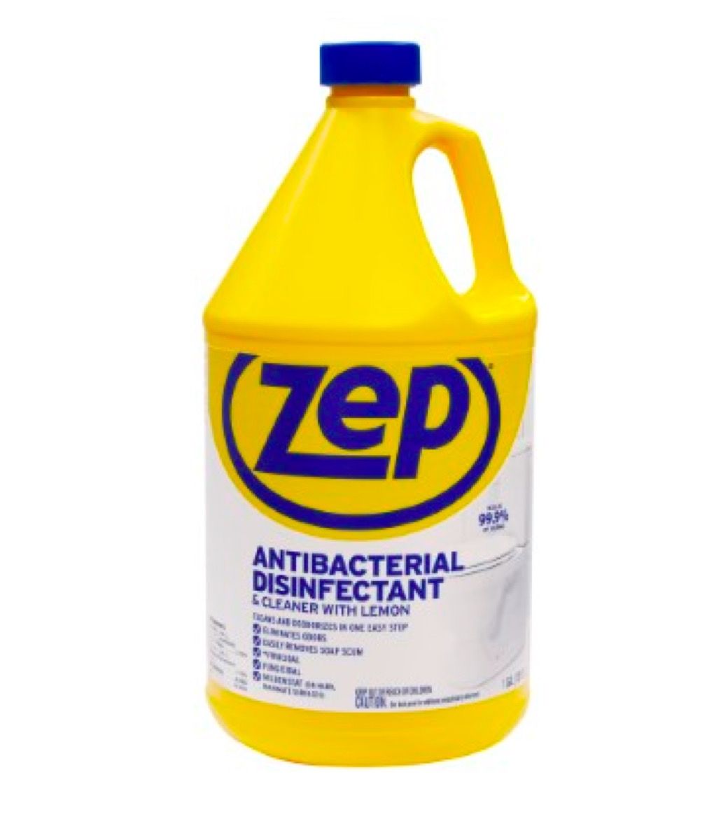 Disinfettante e detergente antibatterico Zep al limone