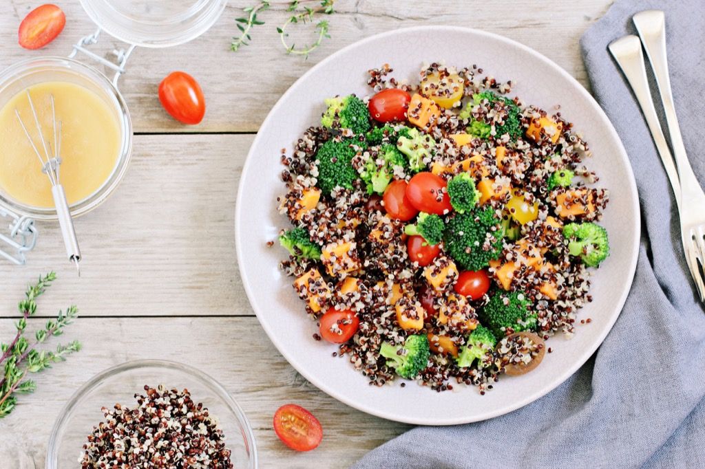 quinoa-ruoka yli 40