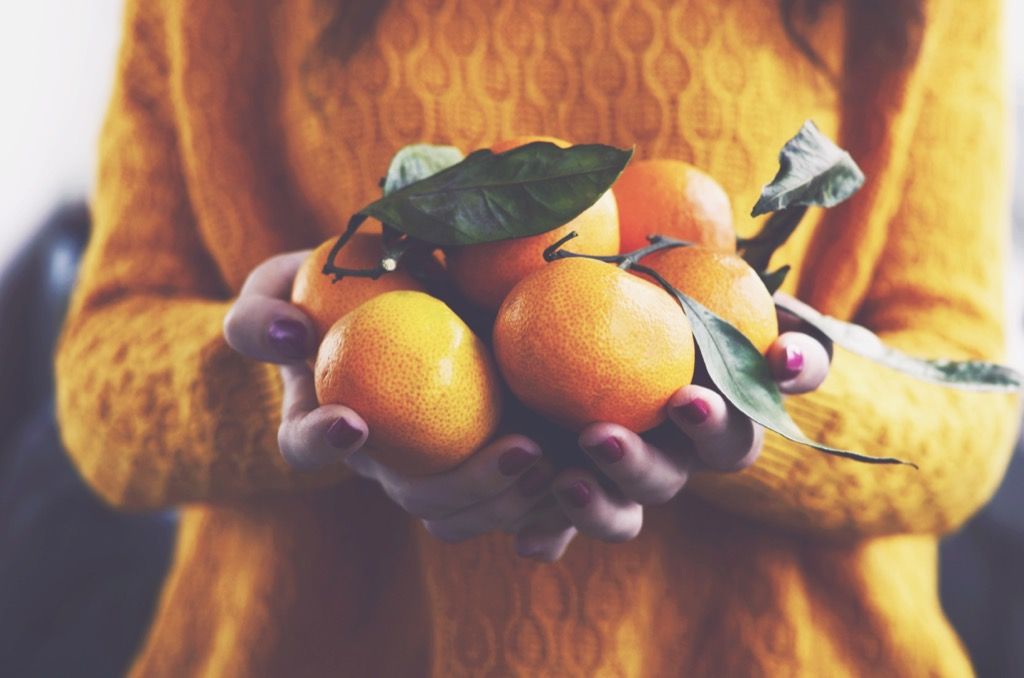 Clementinas, que puedes comer para ser feliz al instante.