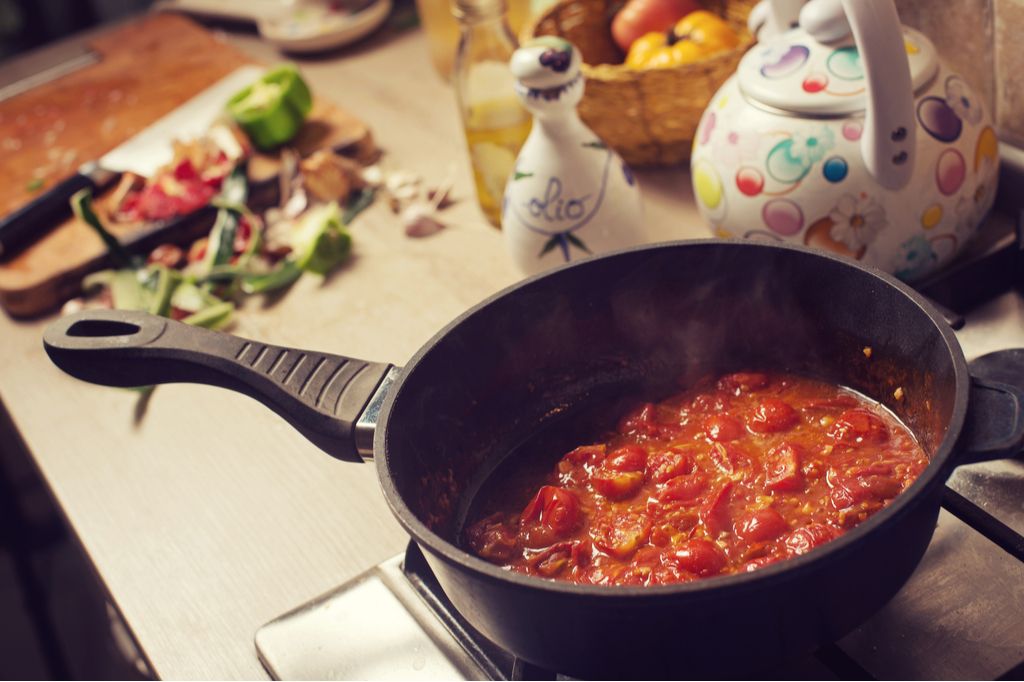 Kochen Tomaten Anti-Aging-Lebensmittel