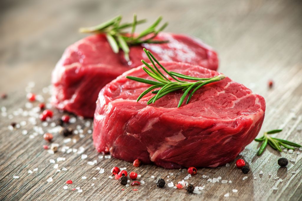 Mager rundvlees beste anti-aging voedingsmiddelen