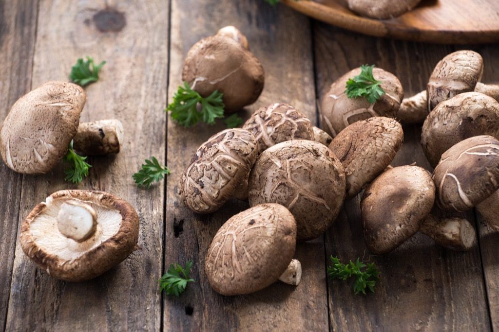 houby shiitake Potraviny zbavují alergií