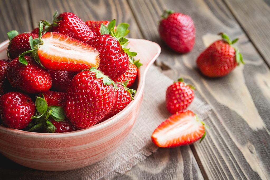 jahody Potraviny zbavují alergií