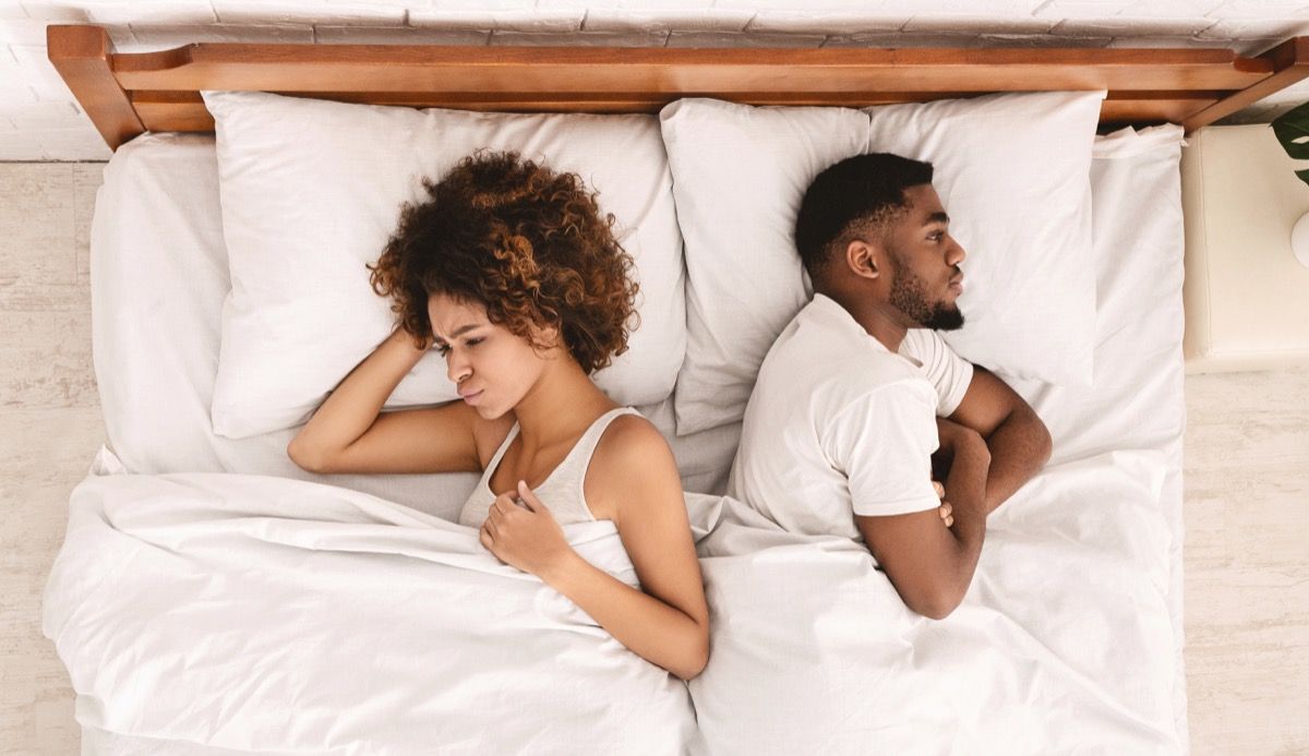ked af par i sengen, der er vred, ting du aldrig skal sige til din ægtefælle