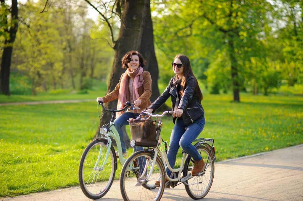 andar en bicicleta, ideas para la primera cita
