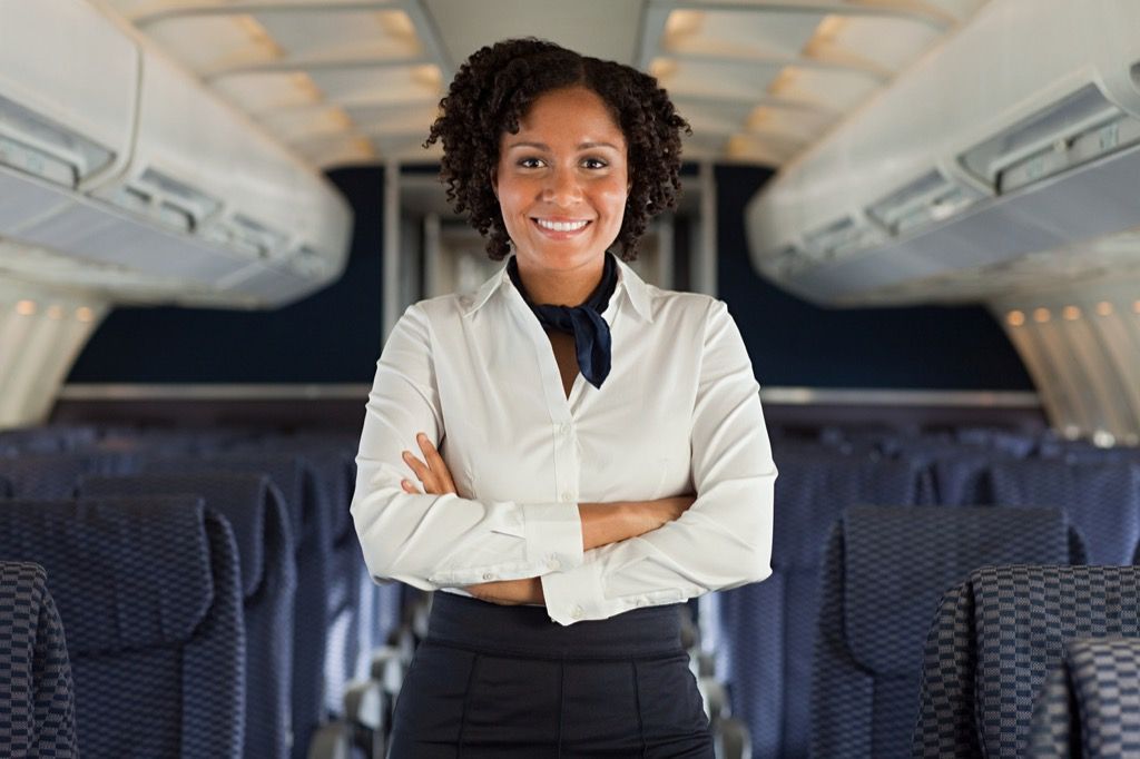 Banen als stewardess met hoge echtscheidingspercentages