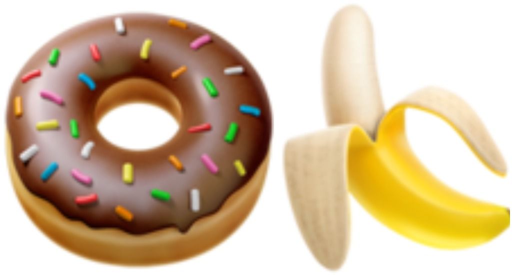 rosquilla de plátano, combinaciones de emojis sexuales