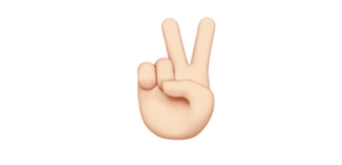 signo de la paz emoji, emojis sexuales