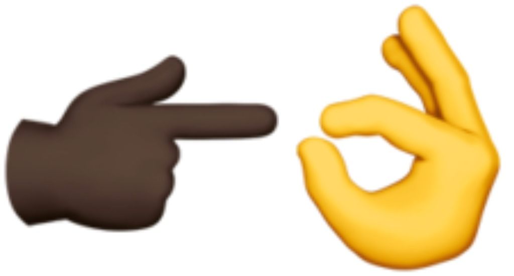 ok mano dedo puntiagudo, combinaciones de emojis sexuales