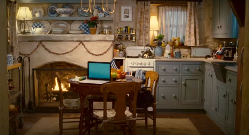   ఐరిస్ పాత్ర' country kitchen in the movie "The Holiday."