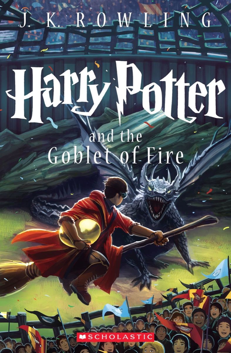 כריכת ספרים של הארי פוטר וגביע האש