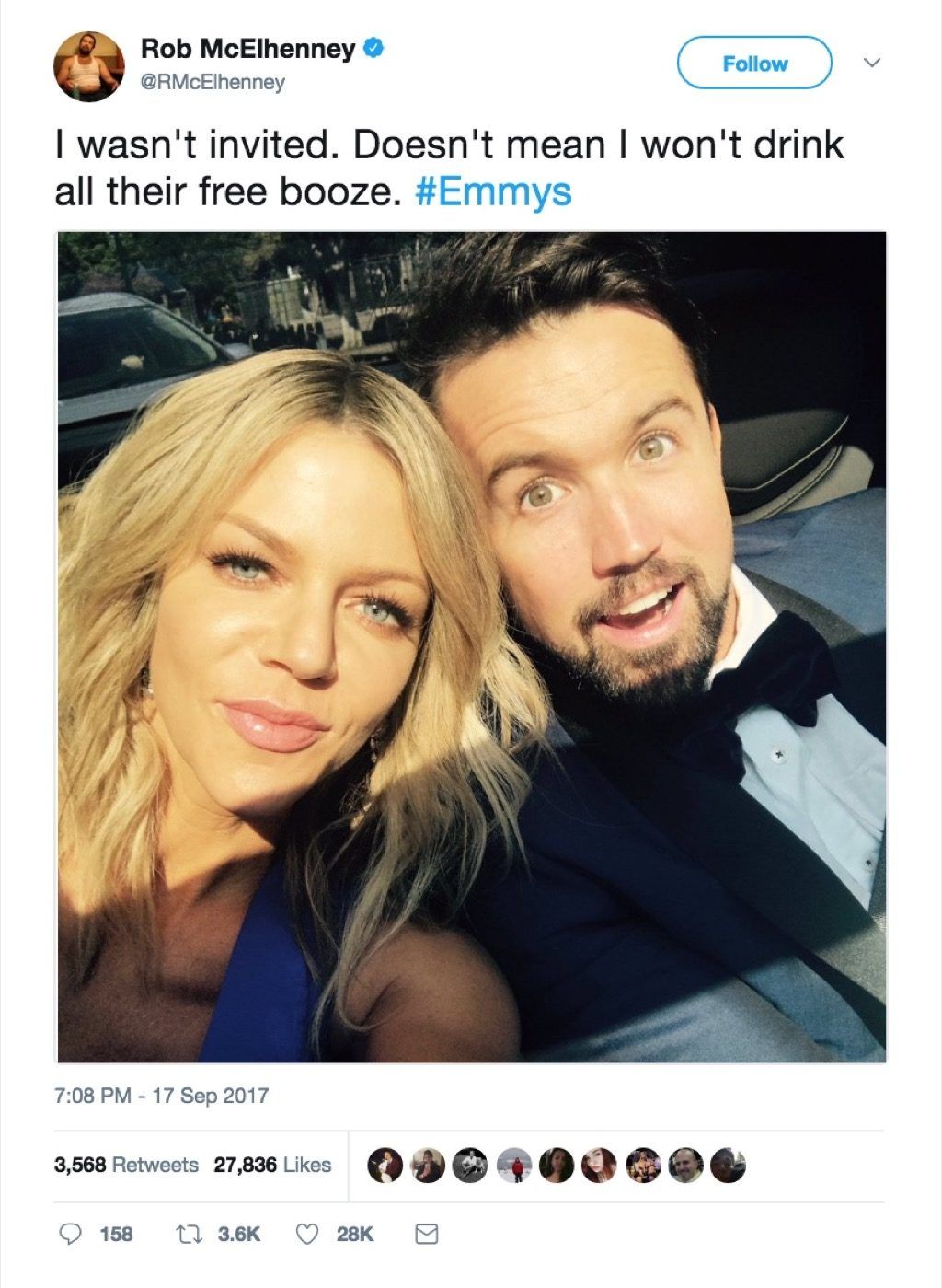 Rob McElhenney los tweets más divertidos sobre el matrimonio de celebridades