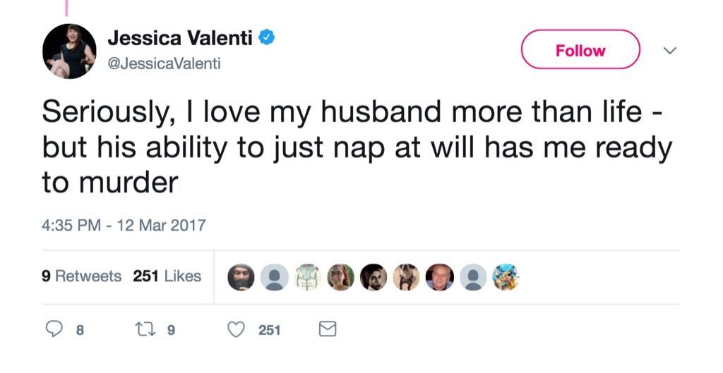 जेसिका वैलेन्टी सबसे मजेदार सेलिब्रिटी शादी के ट्वीट