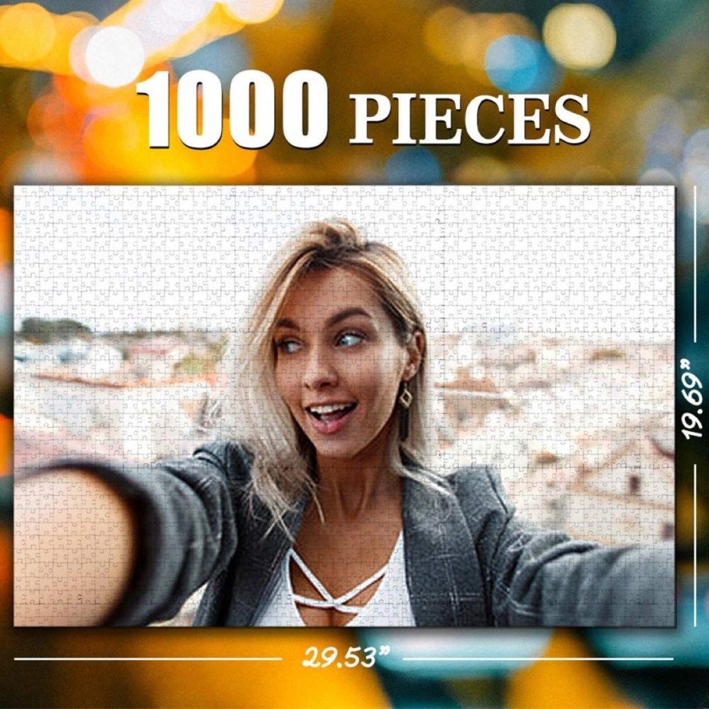 1000-टुकड़ा कस्टम फोटो पहेली