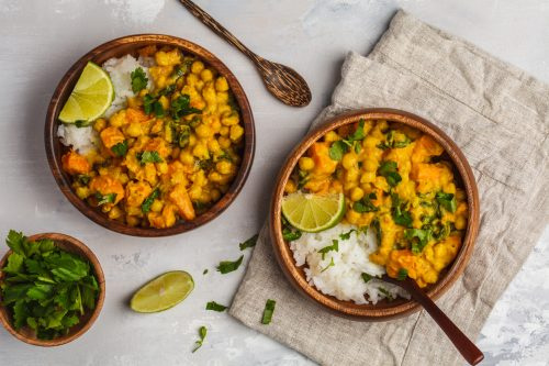   vegaaninen kurpitsa curry