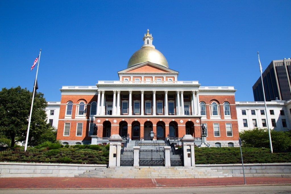 stavbe glavnega mesta zvezne države Massachusetts