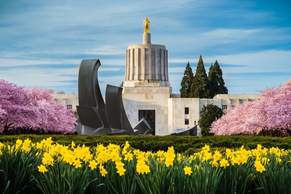 zgradbe prestolnice države Oregon