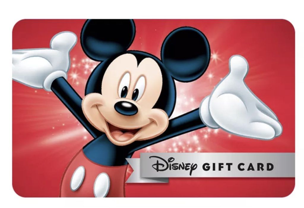 card ng regalo sa Disney