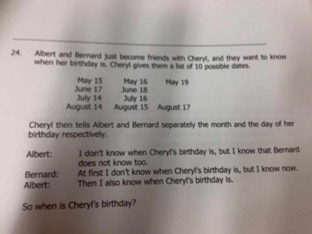 Dzimšanas dienas matemātikas problēma {Tricky Math Questions}