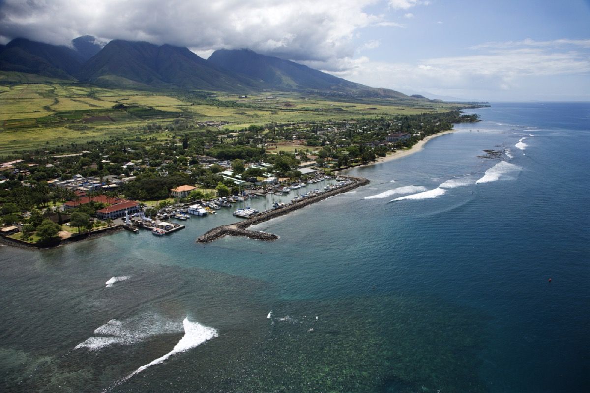 đường bờ biển của maui hawaii