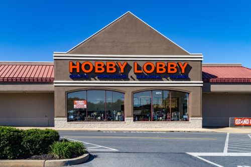   hobby lobby obchod