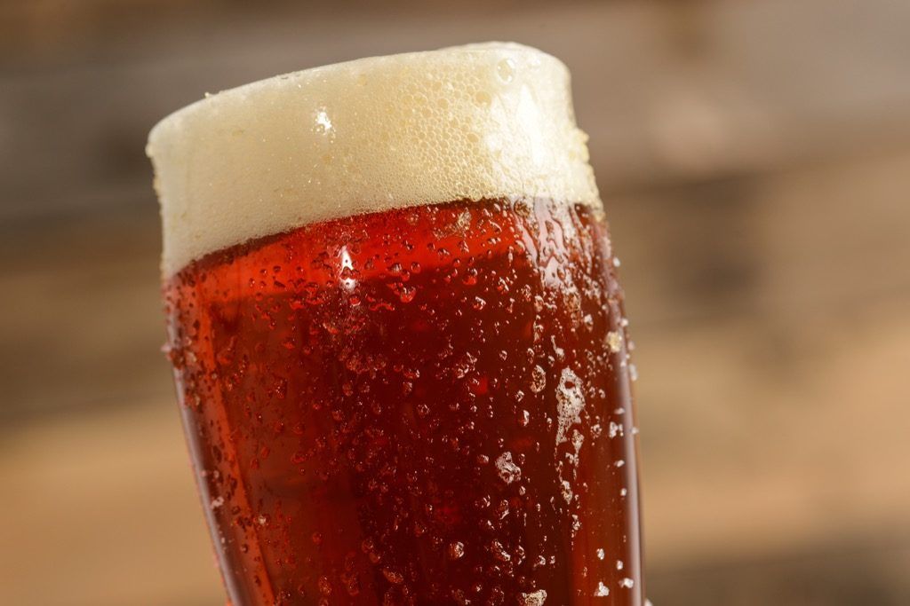 البيرة الحمراء أعلى الكلمات العامية في كل ولاية