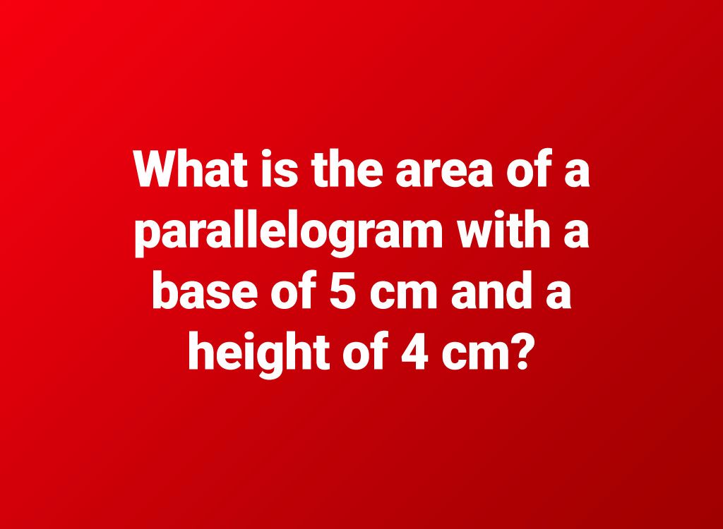 preguntas de paralelogramo
