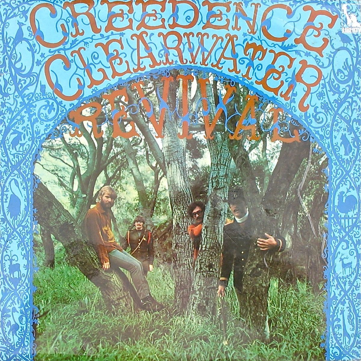 Portada del álbum debut de Creedence Clearwater Revival