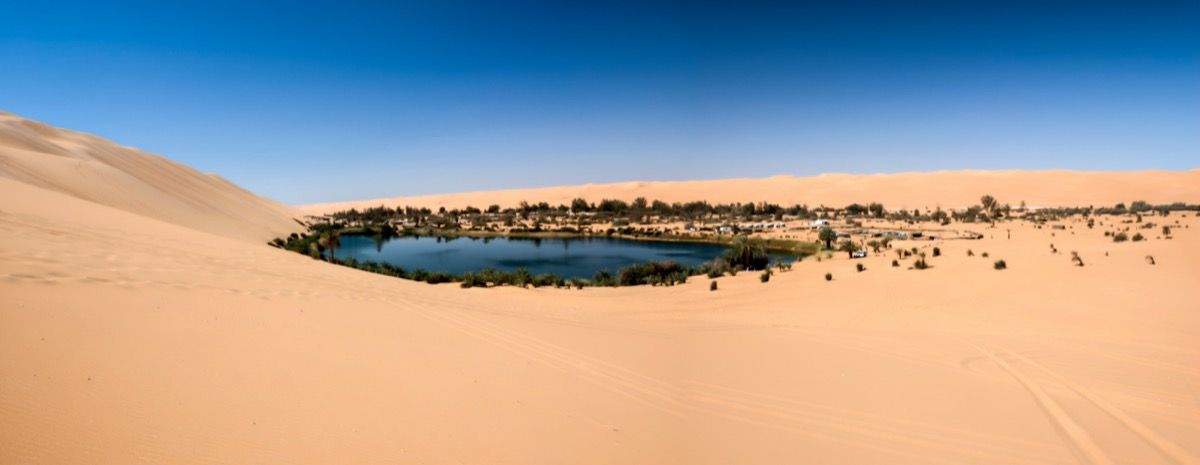 Sahāras tuksnesis Lībija