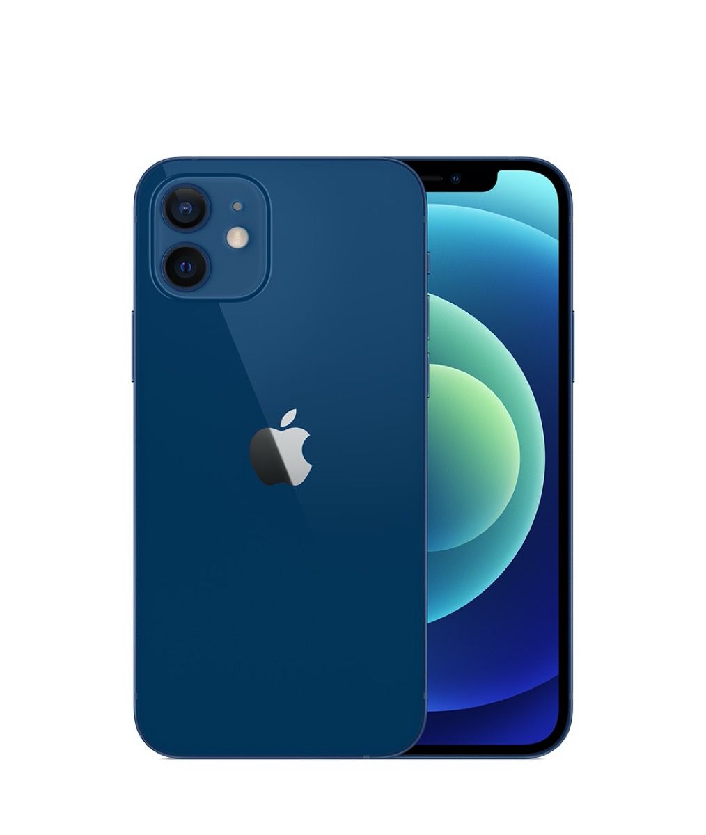 apple iphone 12 със син гръб