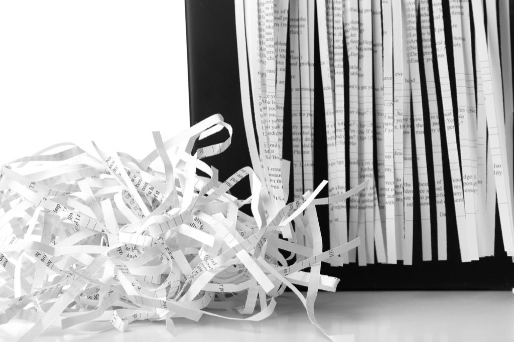 shredder ng papel, madaling mga tip sa bahay