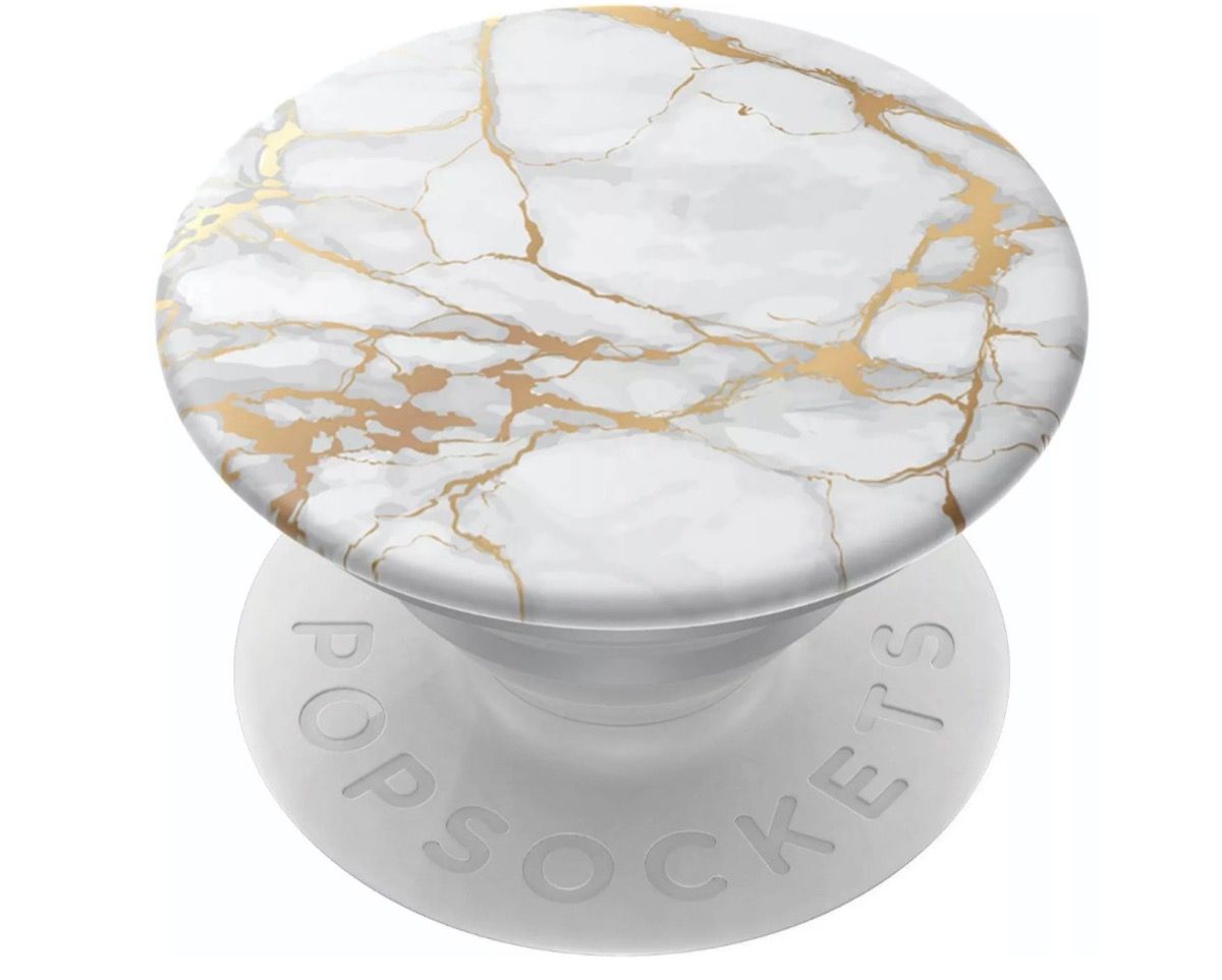 valkoinen ja kulta marmori popgrip