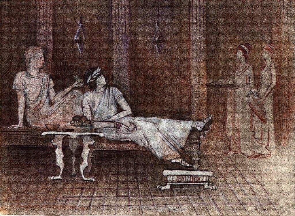 римска рисунка на срещи на мъже и жени, факти от древен Рим