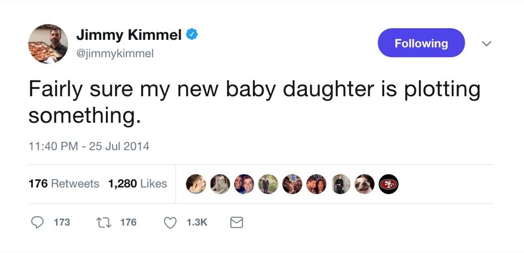 Jimmy Kimmel vtipný tweet