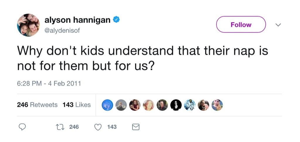 Alyson Hannigan vtipný tweet