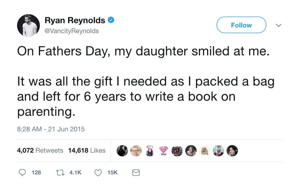 Ryan Reynolds tweet amuzant