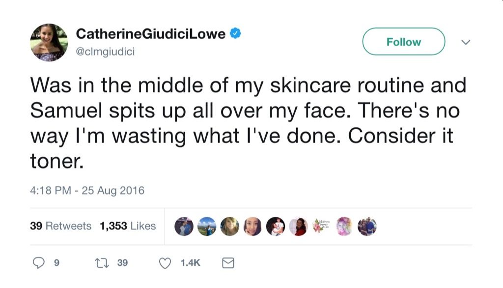 Αστείο tweet της Catherine Giudici Lowe