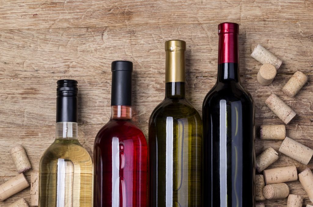 Weinflaschen Vorteile von Wein